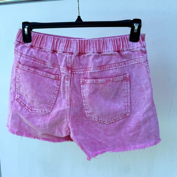 Forever 21 Pink Acid Wash Hot Shorts Size Medium M - Picture 2 of 3
